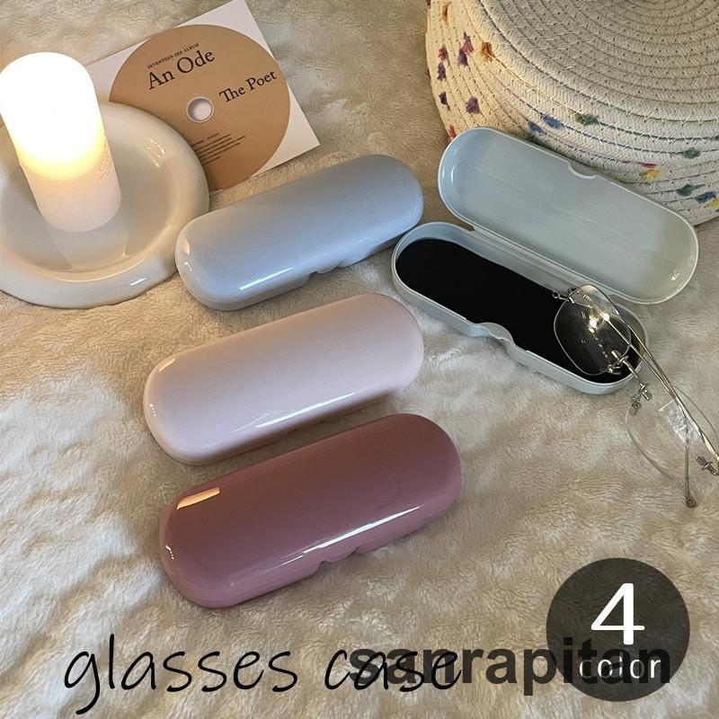 メガネケース 眼鏡ケース サングラスケース 老眼鏡入れ めがね保管 収納 傷防止 雑貨 携帯用 持ち歩き プラスチック パステル調 おしゃれ 可愛い