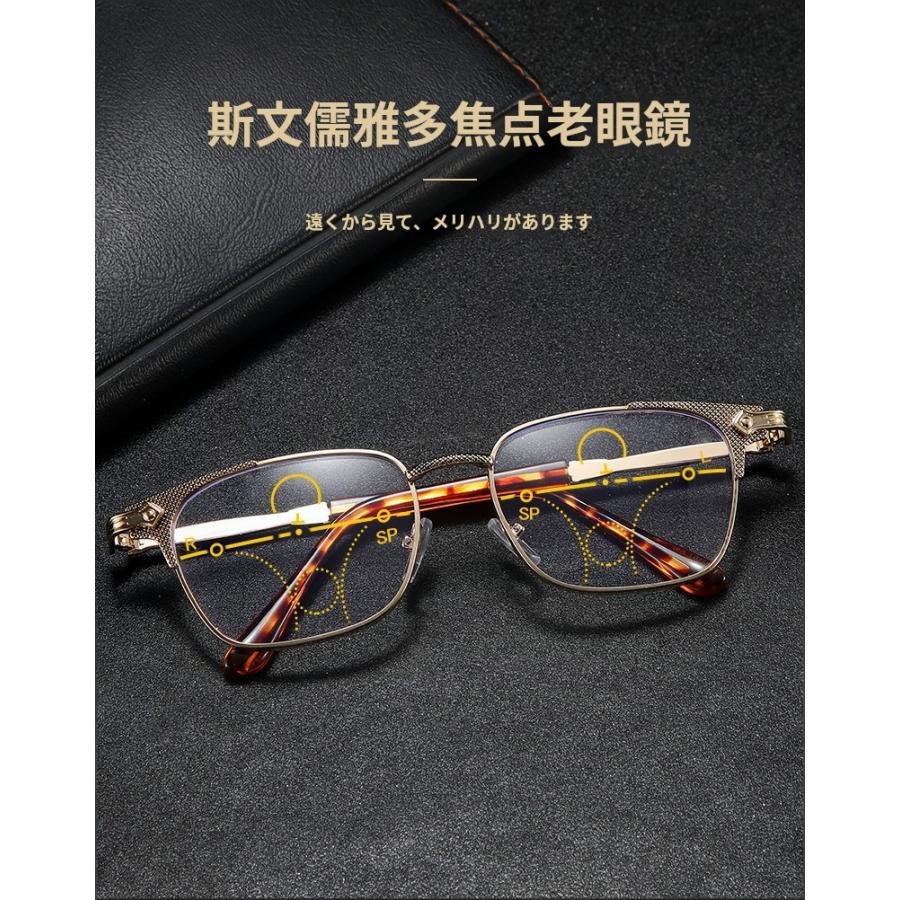 老眼鏡 おしゃれ 高級 ブルーライトカット 累進多焦点 ビジネス メンズ レディース reading glasses PCメガネ 男女兼用 40代 50代 敬老の日 お年寄り