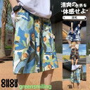 サーフパンツ メンズ 水着 男性用 ビーチパンツ ショートパンツ ハーフパンツ 夏用 花柄 水陸両用 速乾 海パン 海水パンツ 短パン ゆったりリップカール