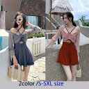 ワンピース水着 レディース 体型カバー 大きいサイズ S M L 2L 3L 4L 5L 6L オトナ女子 ぽっちゃり df580c0c0w9