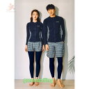 ペアルック 水着 ラッシュガードセット レディース メンズ 水着 ビキニ セパレート 長袖 水着 UVカット 紫外線対策 日焼け止め カップルお揃い 水着ペア
