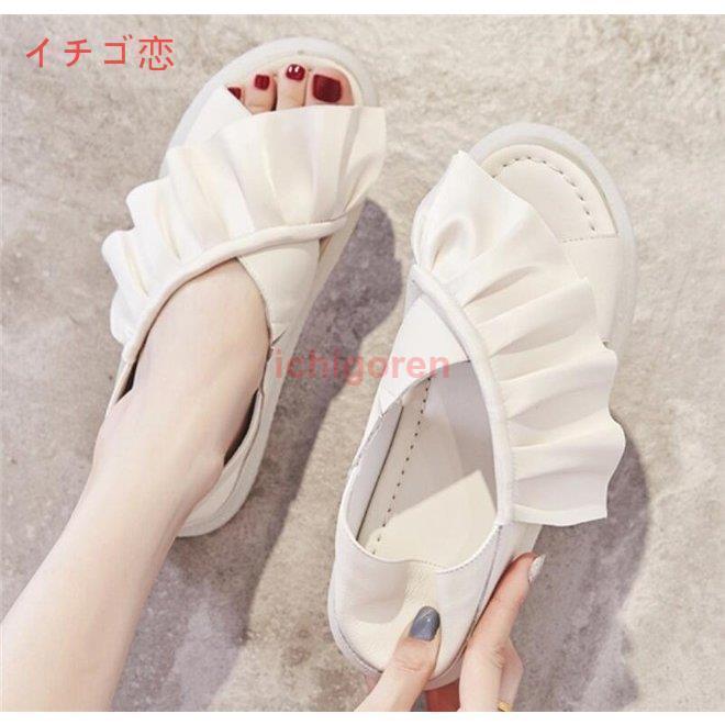 キッズ サンダル 女の子 歩きやすい フリル ジュニア 子供 子ども 夏 ガールズ お出かけ 通園 通学 子..