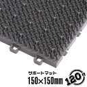 サポートマット22mm×150mm×150mm(120枚セット)店舗エントランス ブラシ形状マット(3)