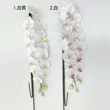 アートフラワー 胡蝶蘭 LLサイズ梱包450×640×1080mm重量15〜20kg鉢直径40cm（14号）5本立て 消臭建材光触媒とアミノ酸でホルムアルデヒドなどを分解除去