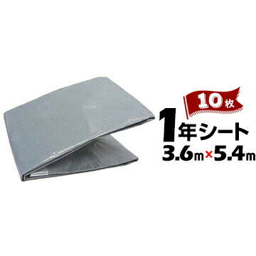 Rakuten - 萩原工業 ターピー1年シート3.6m×5.4m10枚土木 工事現場 野積養生カバー レジャー 日除け