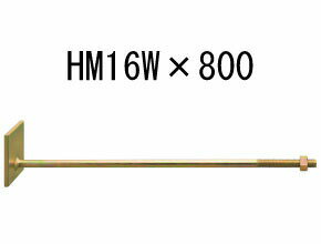乐天商城 - カネシン 偏芯座付ボルト36 HM16W×800 10本 440-3880 基礎 内装 構造金物 土台