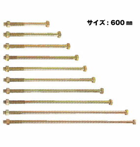 乐天商城 - Z ゼット Z六角ボルト M12 M12×600mm 50本 417-2600 基礎 内装 構造金物 土台