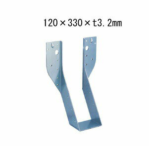 Rakuten - カナイ ビス止め耐震梁受け金物 肩掛けなし 梁寸法120巾 120×330×t3.2mm 6個 442-2658 基礎 内装 構造 土台