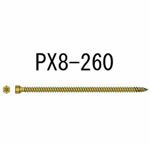 Rakuten - 東日本パワー パネリードX PX8-260 100本 403-5886 基礎 内装 構造金物 土台