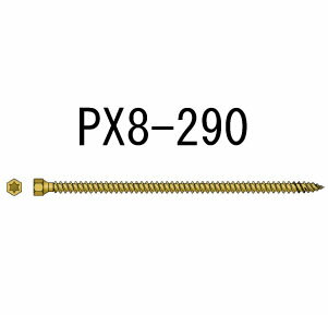 建築金物 住宅建材 リフォーム東日本パワー パネリードX PX8-290 100本 403-5887 基礎 内装 構造金物 土台