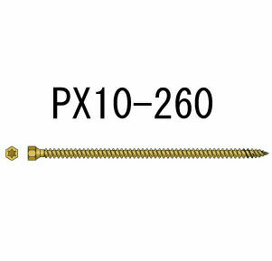 乐天商城 - 東日本パワー パネリードX PX10-260 50本 403-5893 基礎 内装 構造金物 土台