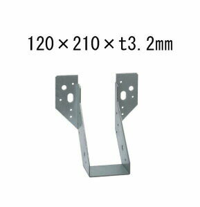 Rakuten - タナカ 外付け梁受け金物 梁寸法120巾用 120×210×t3.2mm 10個 441-8421 基礎 内装 構造 土台