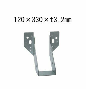 乐天商城 - タナカ 外付け梁受け金物 梁寸法120巾用 120×330×t3.2mm 10個 441-8433 基礎 内装 構造 土台