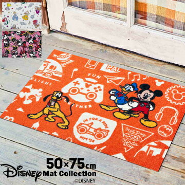 クリーンテックス 玄関マット Disney Mat CollectionMinnei ミニーPrincess プリンセスMickey ミッキーと仲間達50cm×75cm厚み 6mm滑り止め 屋内外兼用 洗濯OK