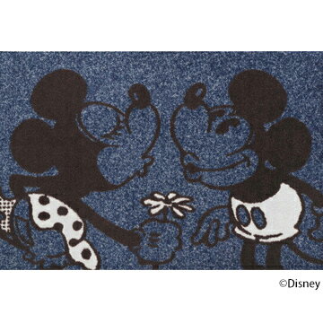 クリーンテックス 玄関マット Disney Mat Collectionミッキー&ミニープーさん＆ピグレットチップとデール60cm×90cm厚み 6mm滑り止め 屋内外兼用 洗濯OK