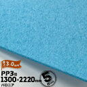 三井化学東セロ パロニア PP3倍 発泡シート厚さ3mm1300mm×2220mmアオ5枚【コロナ処理なし】