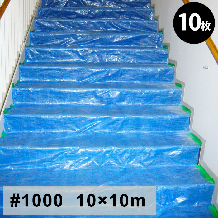 楽天市場】ブルーシート 10m×10m 薄手の通販
