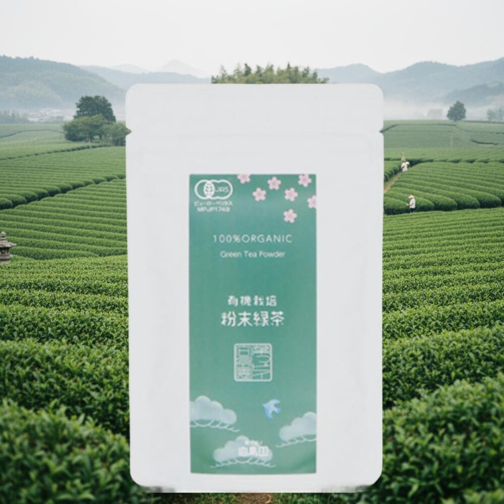 1向島園 粉末緑茶40g お茶 送料無料 お茶 緑茶 煎茶 茶 茶葉 お茶葉 静岡 国産 深蒸し 深むし 健康 健..