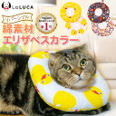【楽天3冠】【翌日出荷】エリザベスカラー 犬 猫 エリカラ 綿 クッション リバーシブル 手術 怪我 術後 傷口保護 LaLUCA キャット 子犬 超小型犬 子...
