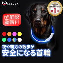 [Civil Life] 犬 光る首輪 点灯 首輪 光る 犬 首輪 光る led 首輪 光る 光る 首輪 led USB充電式 LED光る首輪 LEDライト首輪 散歩 防水 猫 ワンちゃんの安全対策 サイズ調整可 発光首輪 事故防止 ペット用 小型犬/中型犬 レインボー