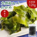 【 お買い物マラソン SALE 30%OFF 】【訳あり特価】九州産 カットわかめ 120g 色むらありの規格外品でも品質◎!サラダ・味噌汁・酢の物に便利 国産 乾燥わかめ 訳アリ 乾燥ワカメ お得 無添加