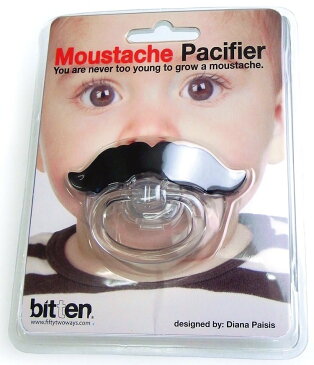 【送料無料】BITTEN(ビトゥン) MOUSTACHE PACIFIER ムスタッシュ パシファイヤー おしゃぶり