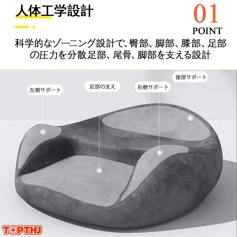 座布団 瞑想座布団 低反発 クッション 瞑想クッション 瞑想用クッション 瞑想 正座 床座り あぐら 胡座 あぐら座椅子 ヨガクッション 膝 痛くなりにくい ストレッチ 姿勢安定 宅トレ 胡座 あぐら 送料無料 大人 高さ 柔らかい 座り心地いい 無地 疲れない 洗える [2]