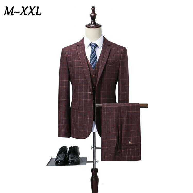 {送料無料}スーツメンズスリムスー...