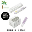 【ロシュDC】【セット販売】アキュチェック セミディスポ 1本&ランセット30本 1セット 穿刺器具 穿刺針 セット販売 採血セット 注射 血液 血糖測定 自己検査 グルコース 測定 深度調整ダイヤル 単純操作 衛生的 注射針【管理医療機器】