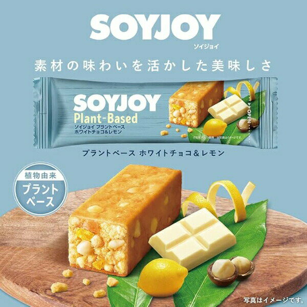 【大塚製薬】 SOY JOY プラントベース Wチョコ&レモン [3個セット] 大豆 小麦粉不使用 グルテンフリー 低GI食品 植物性タンパク質 大豆イソフラボン 食物繊維 ダイエット 栄養豊富 手軽 間食 持ち運び おいしい 美味しい おすすめ キャンプ 登山 アウトドア お出かけ