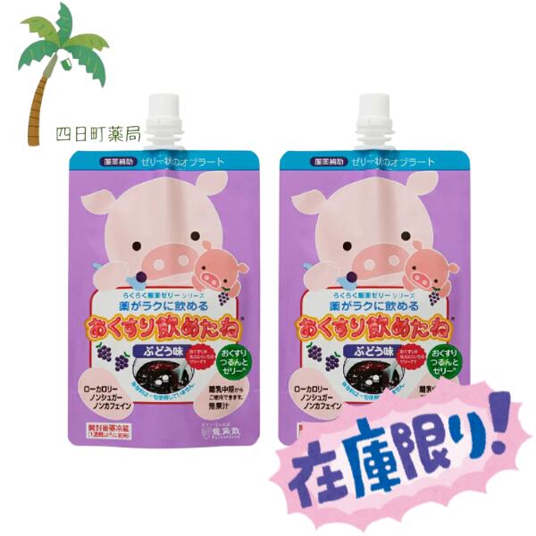 【在庫限り】【賞味期限2026年6月3日】【龍角散】おくすりのめたね ぶどう味 チアパック 200g [2個セッ..
