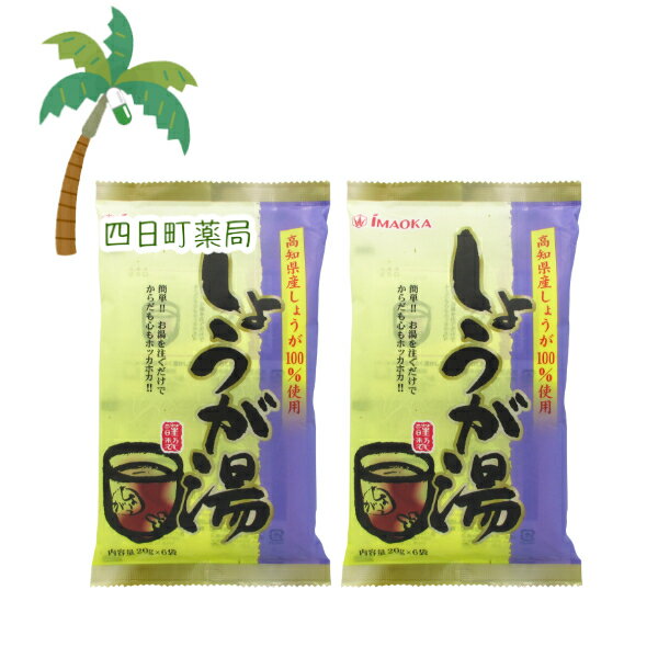 【今岡製菓】しょうが湯 20gX6袋 [2個セット]【送料無料】【追跡可能メール便】JAN:4901267150339