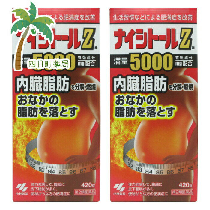 添付文書の内容 商品説明文 ナイシトールは、脂肪の「分解」と「燃焼」の両方を “活性化する” 働きがあります。 ナイシトールに含まれている防風通聖散は、「脂肪分解」と「脂肪燃焼」を促進します。 体内に取り込まれた脂質を便と一緒に押し出します。 服用後、お通じが良くなったと感じられるのは、効き目※のサインです。 ※肥満に伴う便秘への効果のこと 効能・効果 体力充実して，腹部に皮下脂肪が多く，便秘がちなものの次の諸症：高血圧や肥満に伴う動悸・肩こり・のぼせ・むくみ・便秘，蓄膿症（副鼻腔炎），湿疹・皮膚炎，ふきでもの（にきび），肥満症 用法・用量 成人（15歳以上）1回5錠 1日3回　食前又は食間に服用 有効成分・分量 1日量（15錠中） 防風通聖散エキス5.0g（トウキ1.2g、シャクヤク1.2g、センキュウ1.2g、サンシシ1.2g、レンギョウ1.2g、ハッカ1.2g、ショウキョウ1.2g、ケイガイ1.2g、ボウフウ1.2g、マオウ1.2g、ダイオウ1.5g、無水ボウショウ(硫酸ナトリウム)1.5g、ビャクジュツ2.0g、キキョウ2.0g、オウゴン2.0g、カンゾウ2.0g、セッコウ2.0g、カッセキ3.0g） 添加物 無水ケイ酸，ケイ酸Al，CMC-Ca，ステアリン酸マグネシウム，トウモロコシデンプン 使用上の注意 してはいけないこと (守らないと現在の症状が悪化したり、副作用が起こりやすくなる) 1.本剤を服用している間は、次の医薬品を服用しないこと 他の瀉下薬(下剤) 2.授乳中の人は本剤を服用しないか、本剤を服用する場合は授乳をさけること ・相談すること 1.次の人は服用前に医師、薬剤師又は登録販売者に相談すること (1)医師の治療を受けている人 (2)妊婦又は妊娠していると思われる人 (3)体の虚弱な人(体力の衰えている人、体の弱い人) (4)胃腸が弱く下痢しやすい人 (5)発汗傾向の著しい人 (6)高齢者 (7)今までに薬などにより発疹・発赤、かゆみなどを起こしたことがある人 (8)次の症状のある人 むくみ、排尿困難 (9)次の診断を受けた人 高血圧、心臓病、腎臓病、甲状腺機能障害 2.服用後、次の症状があらわれた場合は副作用の可能性があるので、直ちに服用を中止し、製品の文書を持って医師、薬剤師または登録販売者に相談すること (関係部位：症状) 皮ふ：発疹・発赤、かゆみ 消化器：吐き気・嘔吐、食欲不振、胃部不快感、腹部膨満、はげしい腹痛を伴う下痢、腹痛 精神神経系：めまい その他：発汗、動悸、むくみ、頭痛 まれに下記の重篤な症状が起こることがある。その場合は直ちに医師の診療を受けること (症状の名称：症状) 間質性肺炎：階段を上ったり、少し無理をしたりすると息切れがする・息苦しくなる、空せき、発熱などがみられ、これらが急にあらわれたり、持続したりする 偽アルドステロン症、ミオパチー：手足のだるさ、しびれ、つっぱり感やこわばりに加えて、脱力感、筋肉痛があらわれ、徐々に強くなる 肝機能障害：発熱、かゆみ、発疹、黄だん(皮ふや白目が黄色くなる)、褐色尿、全身のだるさ、食欲不振などがあらわれる 腸間膜静脈硬化症：長期服用により、腹痛、下痢、便秘、腹部膨満感等が繰り返しあらわれる 3.服用後、次の症状があらわれることがあるので、このような症状の持続又は増強が見られた場合には、服用を中止し、この文書を持って医師、薬剤師又は登録販売者に相談すること 下痢、便秘 4.1ヶ月くらい(便秘に服用する場合には1週間位)服用しても症状がよくならない場合は服用を中止し、この文書を持って医師、薬剤師または登録販売者に相談すること 5.長期連用する場合には、医師、薬剤師または登録販売者に相談すること 保管及び取り扱い上の注意 (1)直射日光の当たらない湿気の少ない涼しい所に密栓して保管すること (2)小児の手の届かないところに保管すること (3)他の容器に入れ替えないこと(誤用の原因になったり品質が変わる) (4)本剤をぬれた手で扱わないこと (5)ビンの中の詰め物は輸送時の破損防止用なので開封時に捨てること 製造販売元 小林製薬（株） 567-0057 大阪府茨木市豊川1-30-3 リスク区分等 リスク区分等 【第2類医薬品】 医薬品の使用期限 使用期限 使用期限まで180日以上あるものをお送りします。 【広告文責】 株式会社リノ　025-755-5594 薬剤師　鎌田直毅 医薬品販売に関する記載事項（必須記載事項）はこちら 【お客様に確認事項がある場合は以下の電話番号又はメールアドレスよりご連絡いたします。】 四日町薬局 電話：025-755-5594 メール：yokkamachi@shop.rakuten.co.jp 関連：脂肪/脂肪燃焼/薬/医薬品/市販/人気/お腹/お腹引き締め/ダイエット/お腹周り/【第2類医薬品】ナイシトールZa 420錠 【効能・効果】 体力充実して，腹部に皮下脂肪が多く，便秘がちなものの次の諸症：高血圧や肥満に伴う動悸・肩こり・のぼせ・むくみ・便秘，蓄膿症（副鼻腔炎），湿疹・皮膚炎，ふきでもの（にきび），肥満症