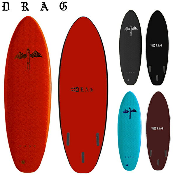 DRAG SURFBOARD THE DART 6'6 THRUSTER サーフボード【北海道・沖縄・離島以外送料無料】