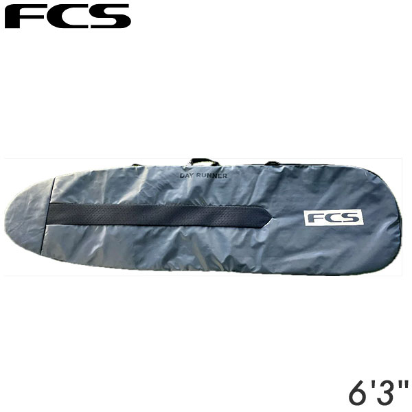 FCS ボードケース ハードケース Day Fun Board 6'3" Black/Warm Grey 【BDY-063-FB-BWG】