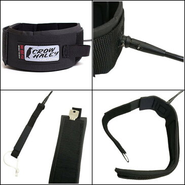 CROW HALEY クロウハーレー Surf Leash リーシュコード 9feet REGULAR KNEE レギュラー ロングボード ニー 膝下 MADE IN USA