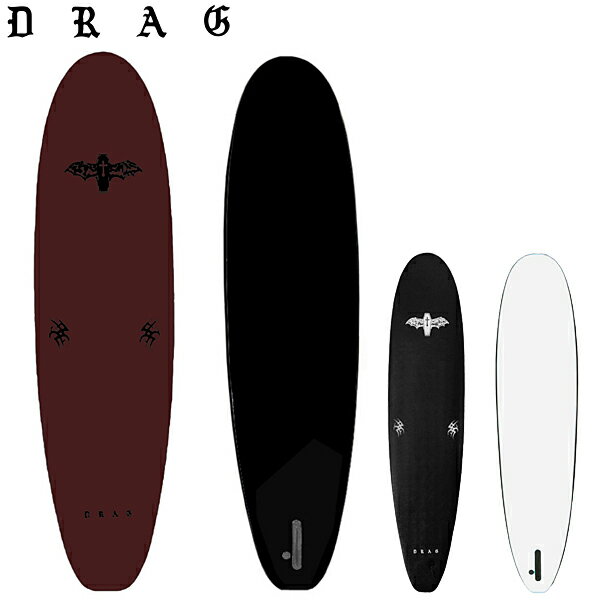 DRAG SURFBOARD THE COFFIN 8 0 SINGLE FIN サーフボード【北海道・沖縄・離島以外送料無料】