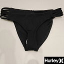 HURLEY WOMENS MAX SOLID MODERATE BOTTOM fB[X/ S BLK (㉺΂甄j