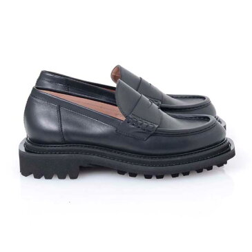 ポリーニ (Pollini) ローファーシューズ 牛革 ブラック pa10254g00 2015AW レディース秋冬新作 送料無料 【正規取扱】