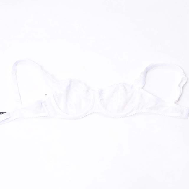 オーバートゥ (Aubade) レースハーフカップブラ90 チュールナイロン ホワイトac14blanc90 2015AW レディース秋冬新作 3,980円以上購入で送料無料 正規取扱