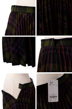 メゾン マルジェラ (Maison Margiela) プリーツスカート ウールフラノ レッドストライプ129033193001f 2016AW レディース秋冬新作 送料無料 正規取扱