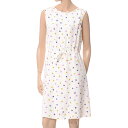 オスカーデラレンタ (OscardeLaRenta) ノースリーブドレス シルク アイボリープリント47729960040 2017SS レディース春夏新作 送...