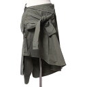 フェイスコネクション (Faith Connexion) 変形シャツスカート コットン カーキw1411t00110kaki レディース春夏 3,980円以上購...