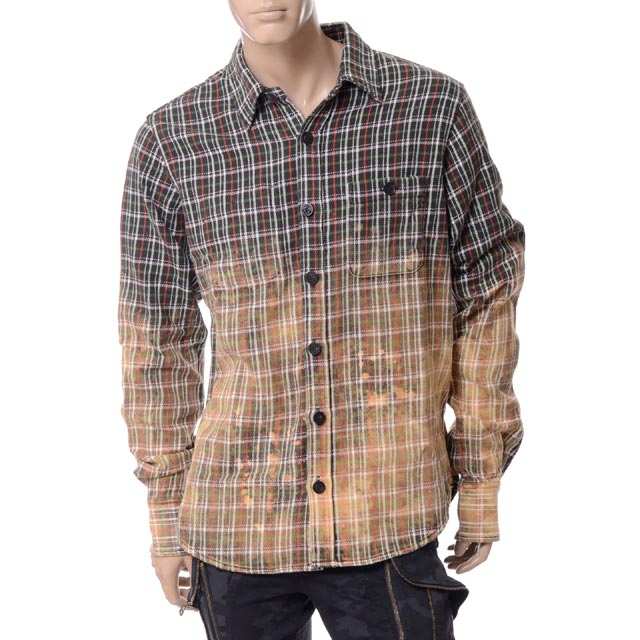 フェイスコネクション (Faith Connexion) チェックシャツ ネイビーホワイトレッドm1807t00011n 2017AW メンズ秋冬 送料無料 正...