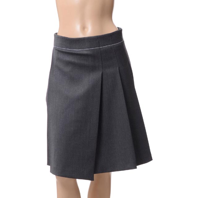 ニールバレット (Neil Barrett) プリーツスカート ウール混合 ブラックngo287f063244 2017AW レディース秋冬新作 送料無料 正規...