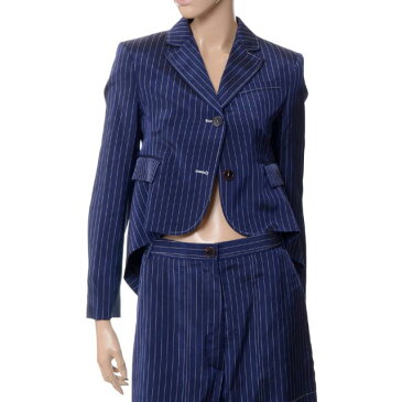 ソニアリキエル (SONIA RYKIEL) ショートストライプジャケット ジャージー ネイビー1922110410t221451 2018SS レディース春夏新作 送料無料 正規取扱