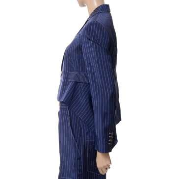 ソニアリキエル (SONIA RYKIEL) ショートストライプジャケット ジャージー ネイビー1922110410t221451 2018SS レディース春夏新作 送料無料 正規取扱