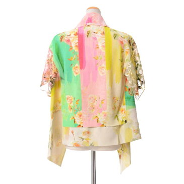 アントニオマラス (ANTONIO MARRAS) 着物襟カーディガン コットンシルク ピンクミックス1m8631gt291 2018SS レディース春夏新作 送料無料 正規取扱