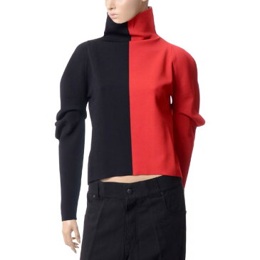 ハイダーアッカーマン (Haider Ackermann) ハイネックセーター ニットジャージー バイカラー20563630001026 2018SS レディース春夏新作 送料無料 正規取扱