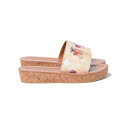 ゴールデングース (Golden Goose) フラワープリントコルクソールサンダル レザー 花プリントg32ws922a2日本上代調べてから! 2018SS ...